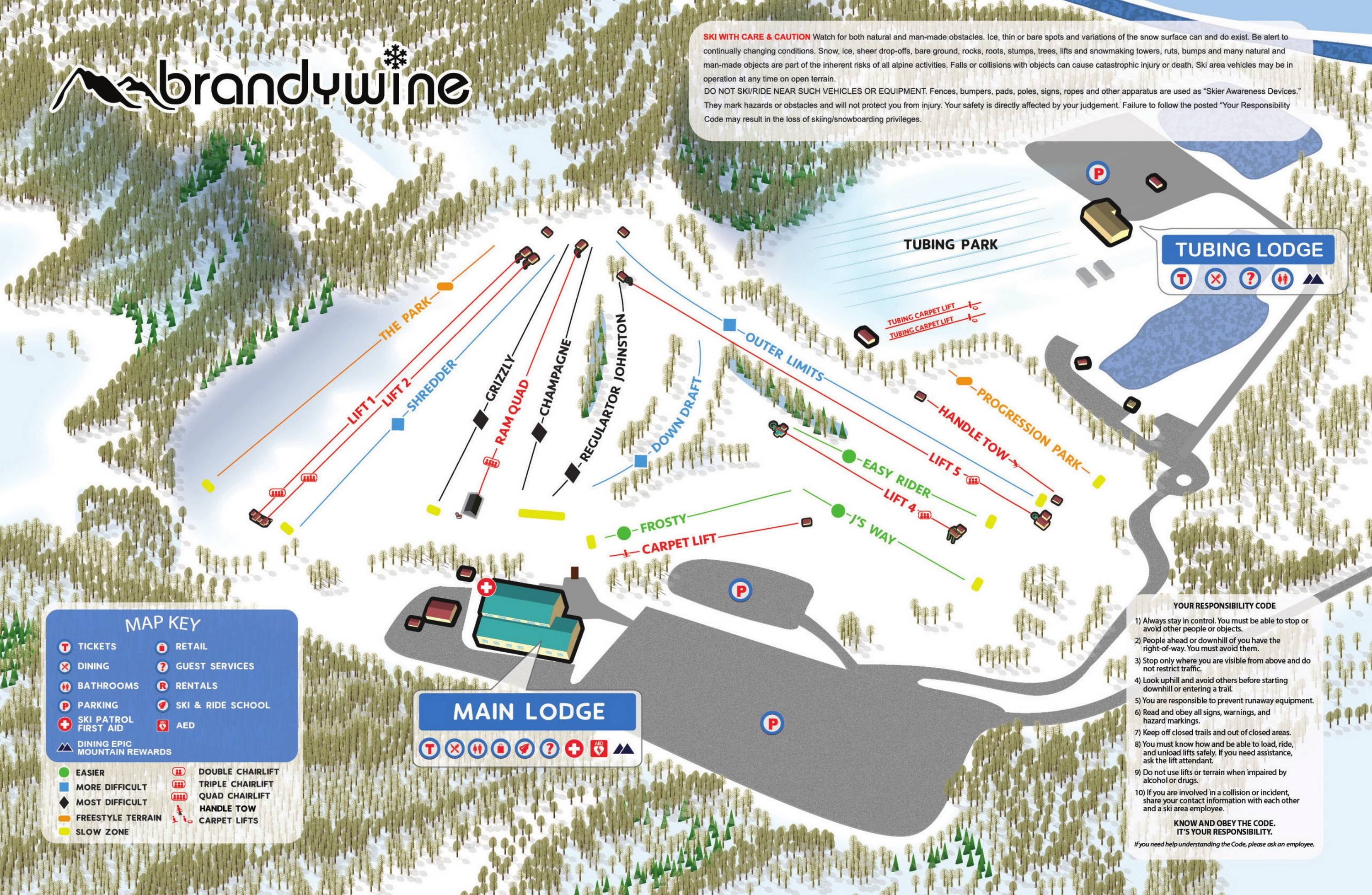 Brandywine trail map