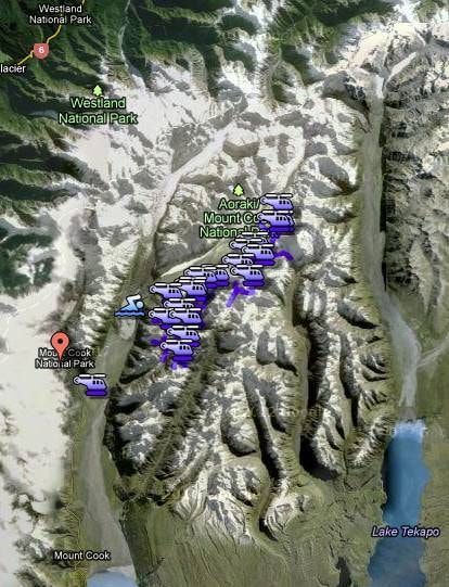 Wilderness trail map