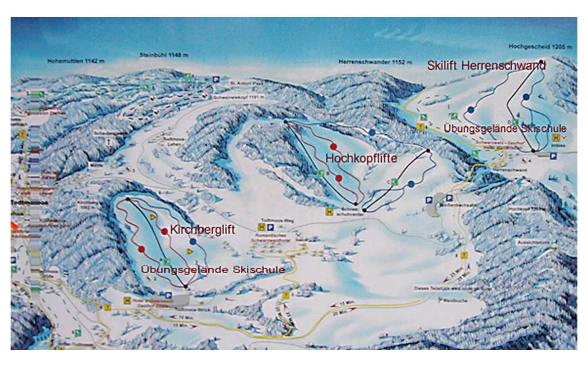 Herrenschwand trail map