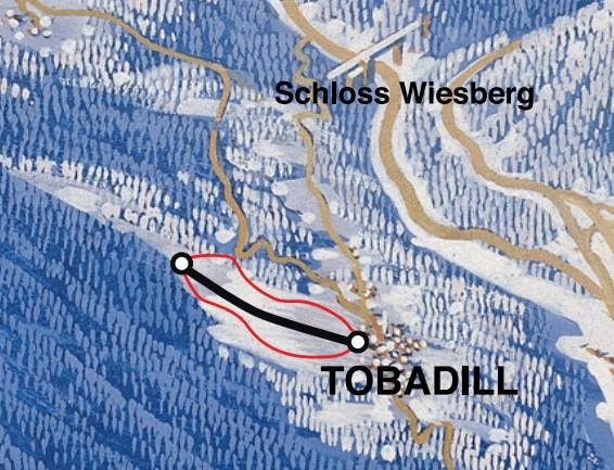 Rotecklift – Tobadill trail map