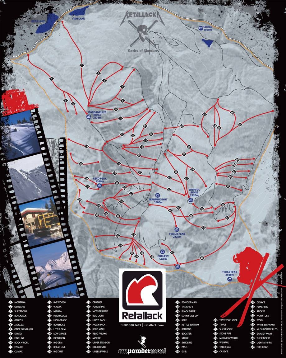 Retallack Alpine Adventures – New Denver trail map