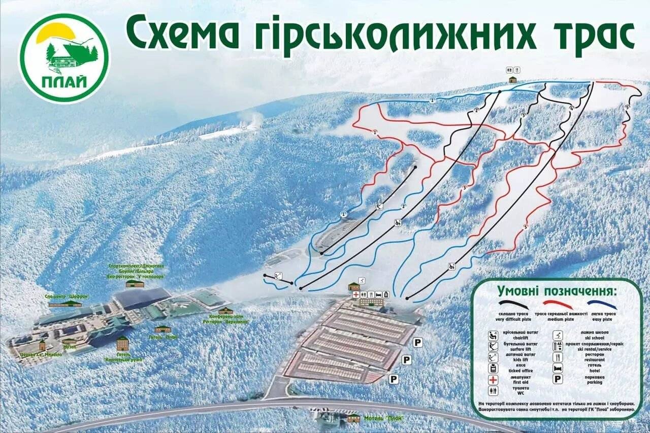 Plai trail map