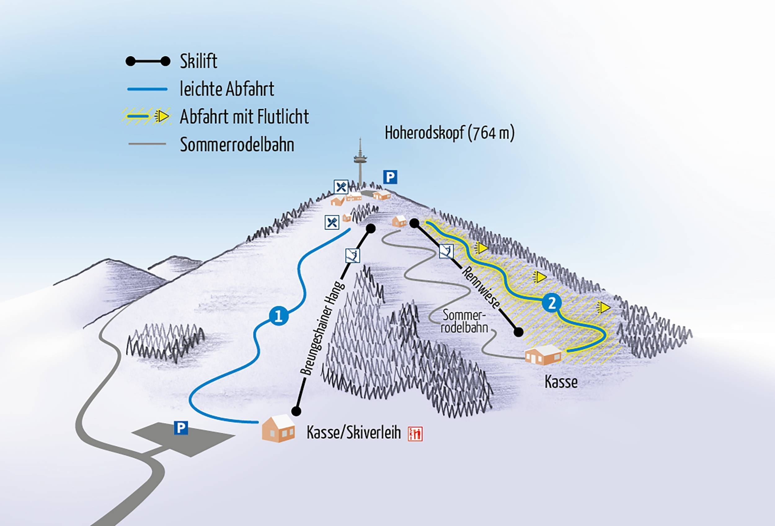 Hoherodskopf – Breungeshainer Hang/Rennwiese trail map