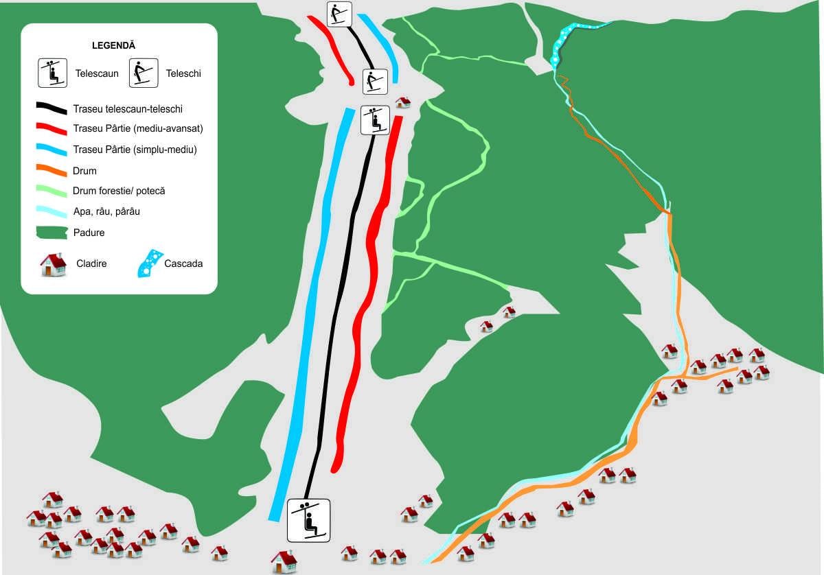 Cascada Cailor – Borșa trail map