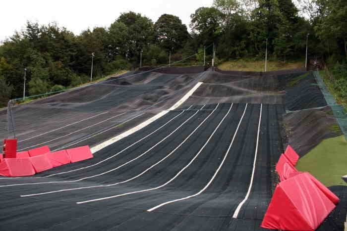 Dry slopes Kendal Ski Centre trail map