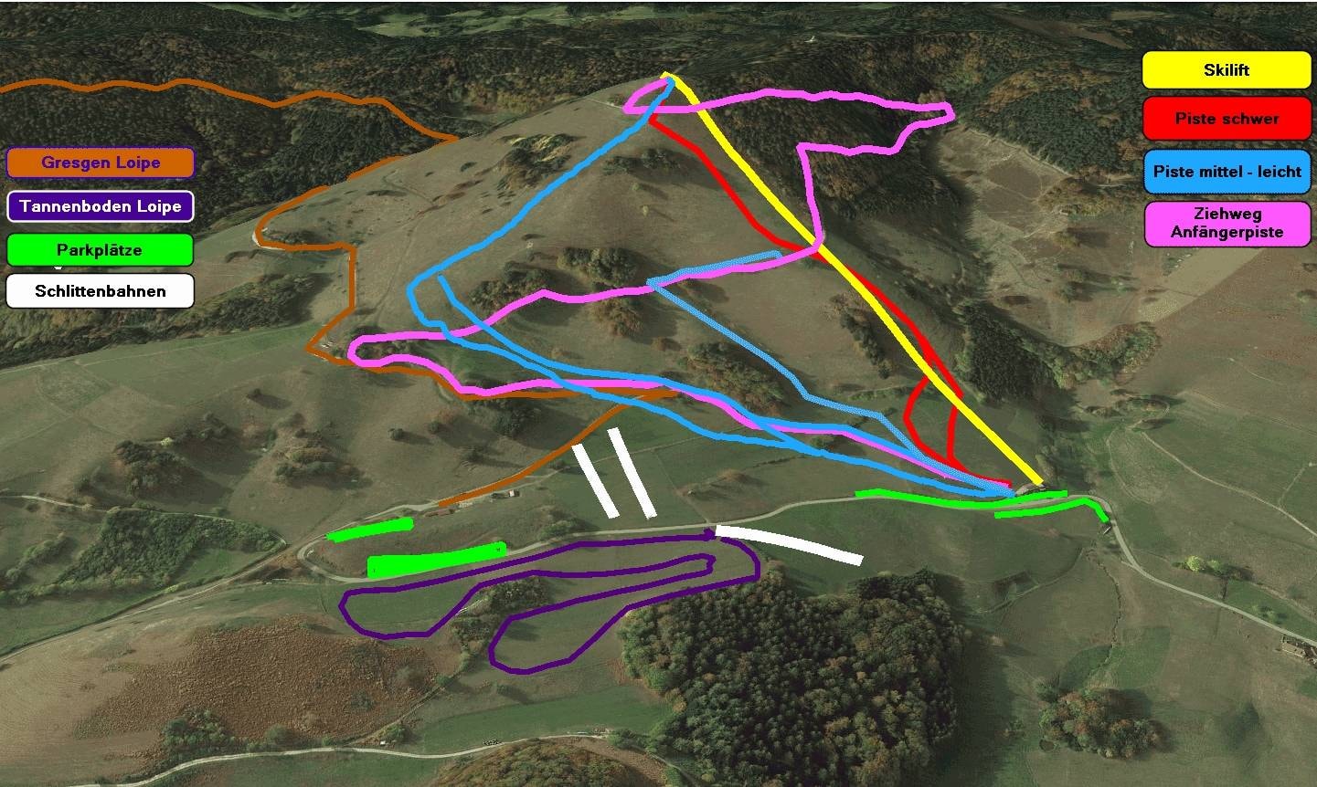 Hornlift – Fröhnd trail map