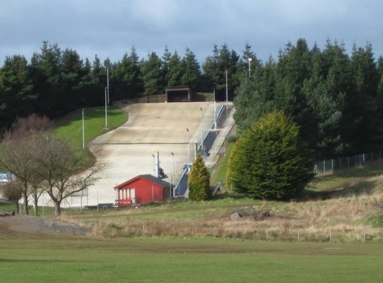 Dry slopes Craigavon Ski Centre trail map
