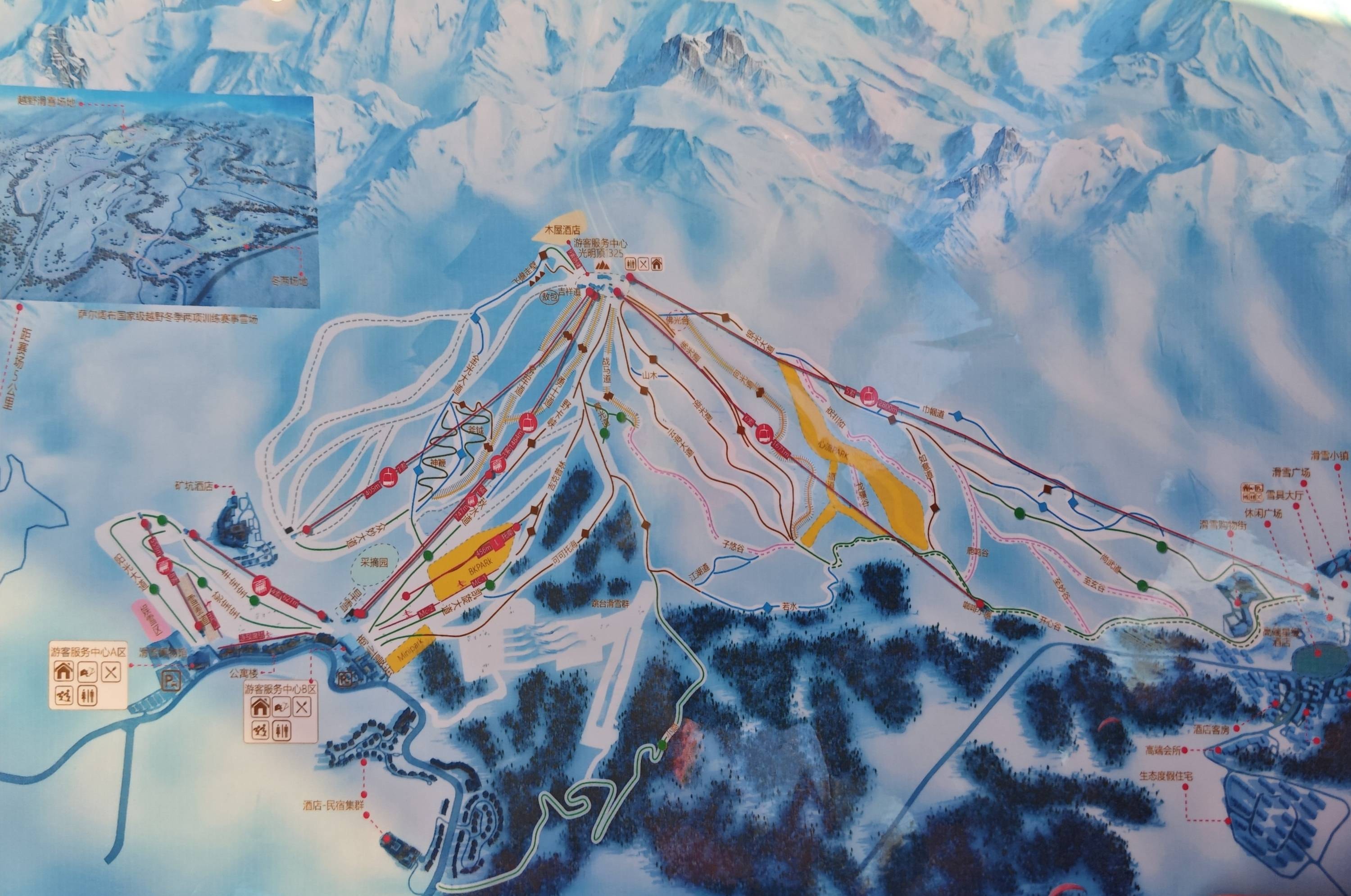 General's Mountain – Altay trail map