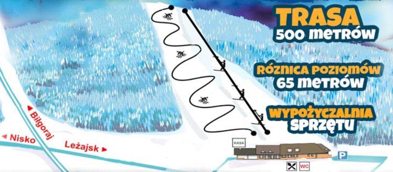 Zloty Stok w Krzeszowie trail map