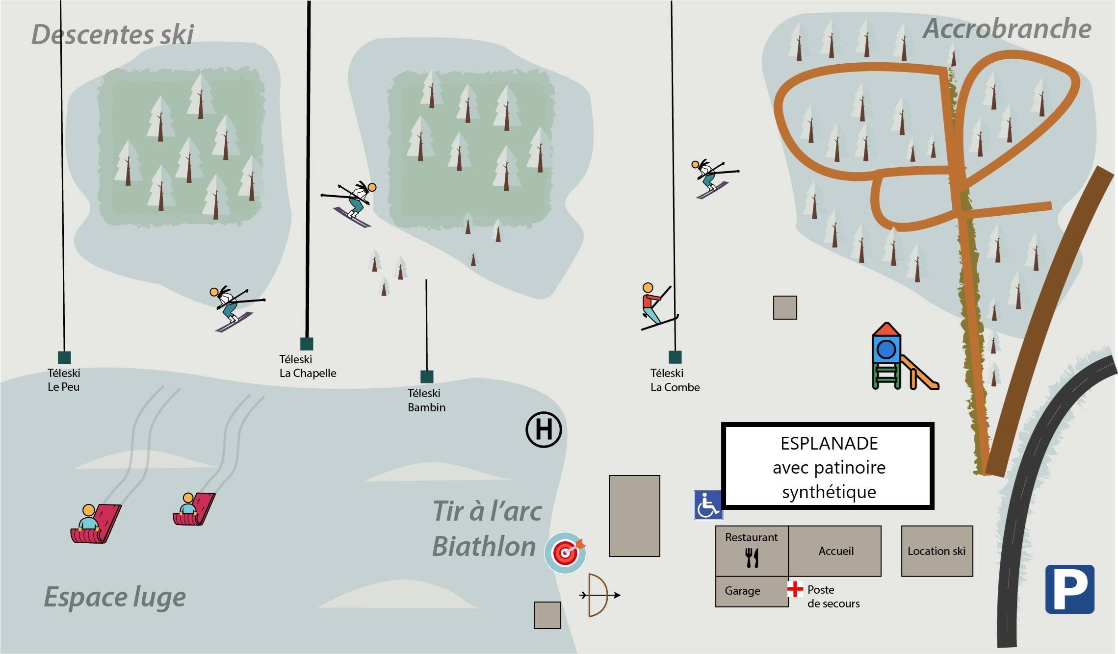 La Combe Saint-Pierre (Charquemont) trail map