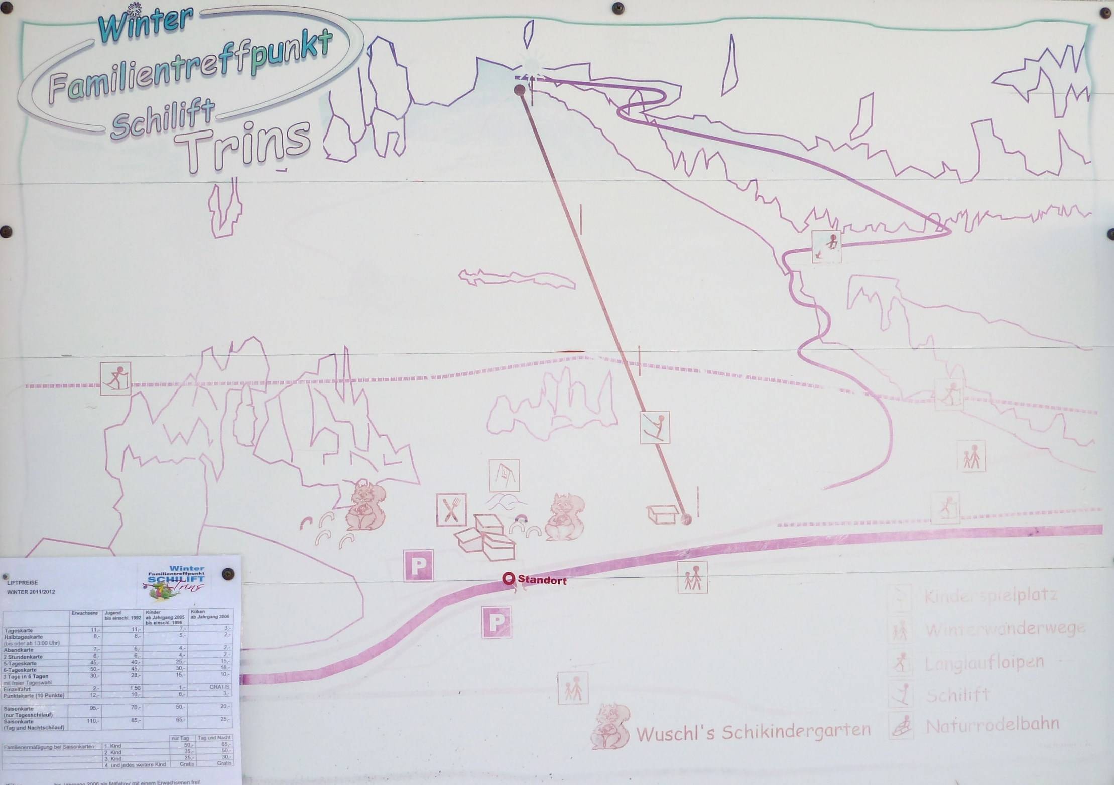 Trins trail map