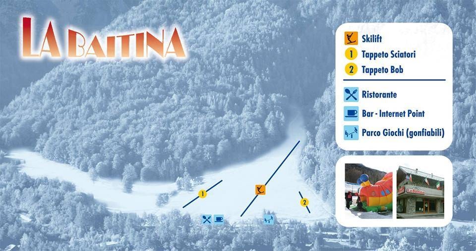 La Baitina trail map