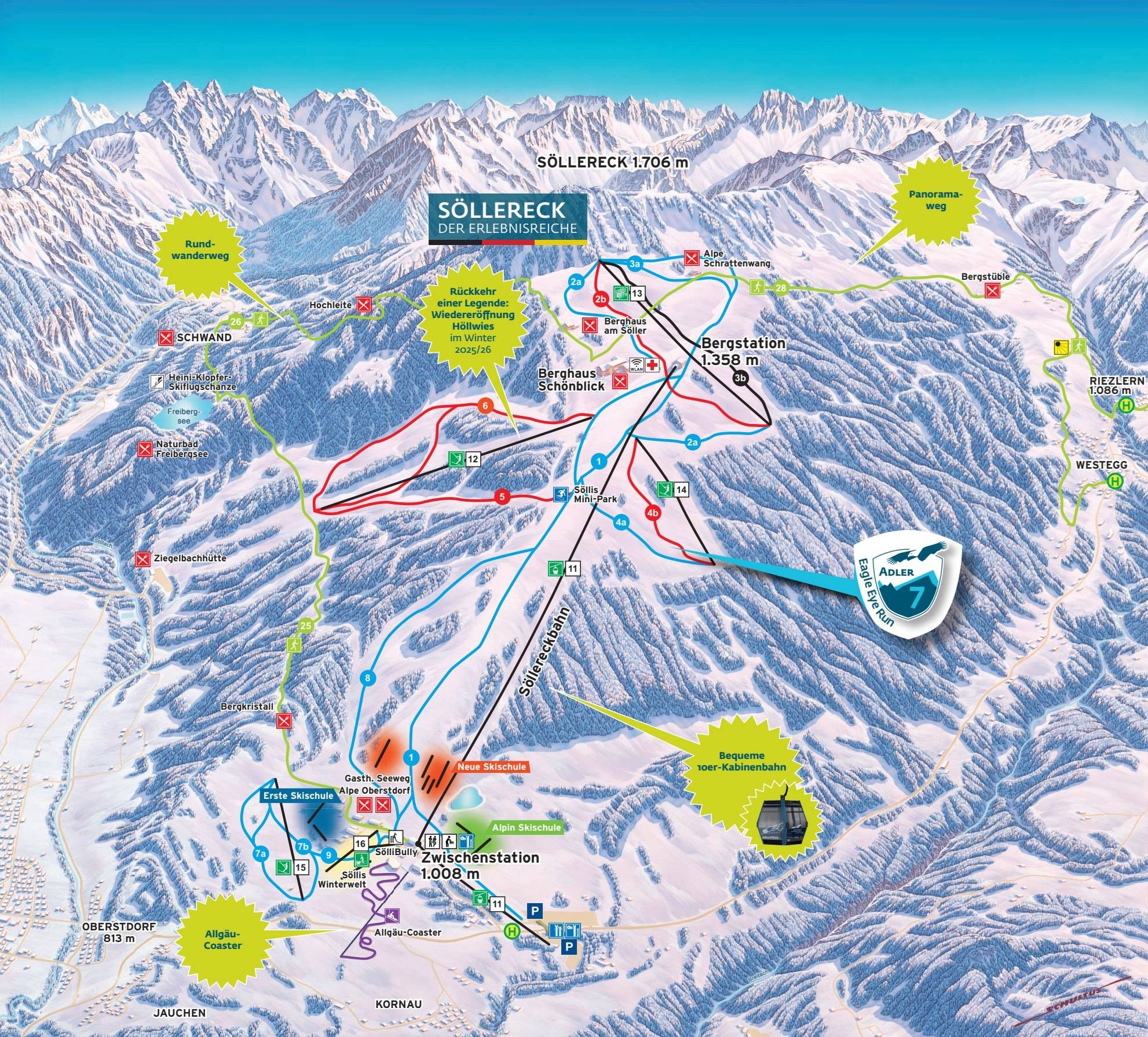Söllereck – Oberstdorf trail map
