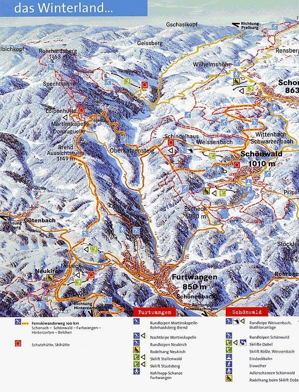 Dobellifts – Schönwald im Schwarzwald trail map