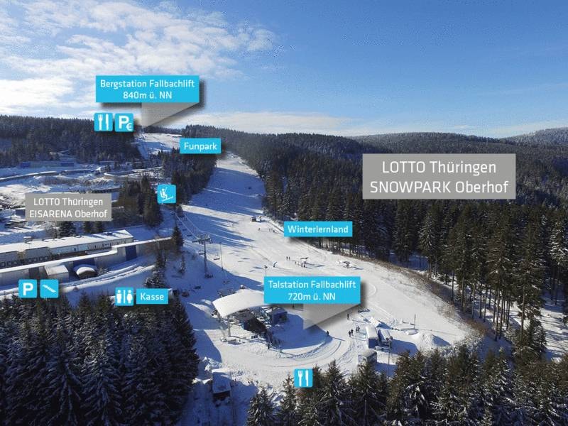 Fallbachhang – Oberhof trail map