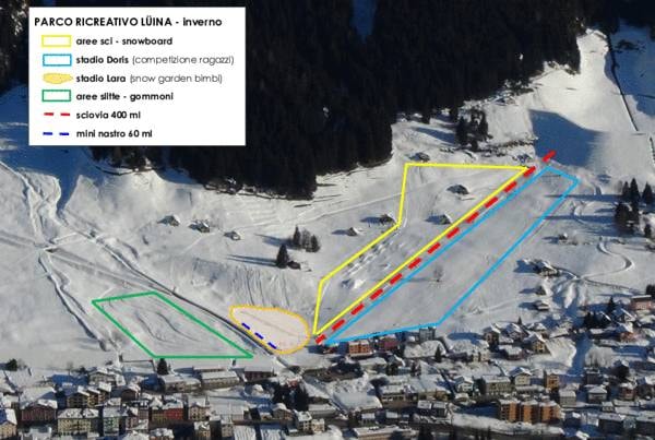 Lüina – Airolo trail map
