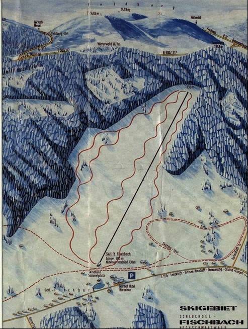 Fischbach (Schluchsee) trail map