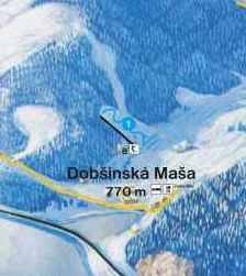 Dobšinská Maša trail map
