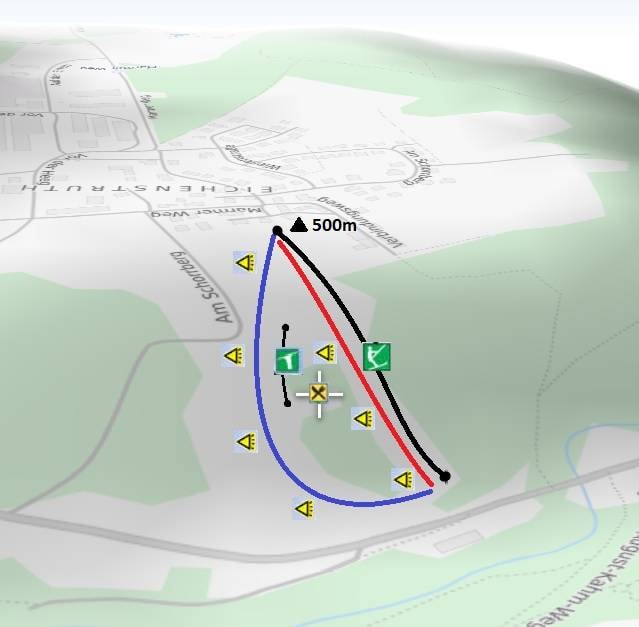 Schorrberg – Bad Marienberg trail map