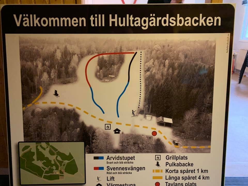 Hultagärdsbacken – Torup trail map