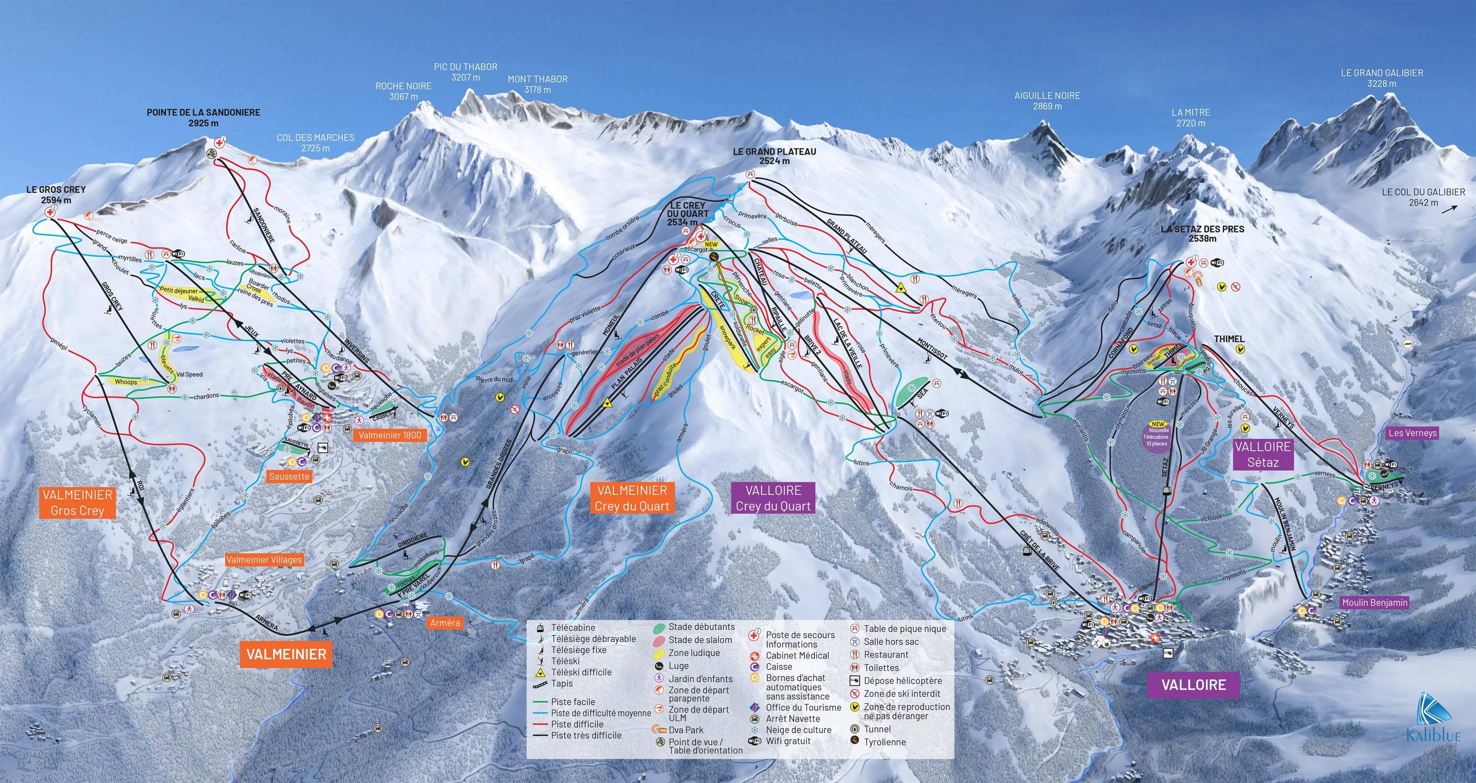 Galibier Thabor – Valmeinier/Valloire trail map