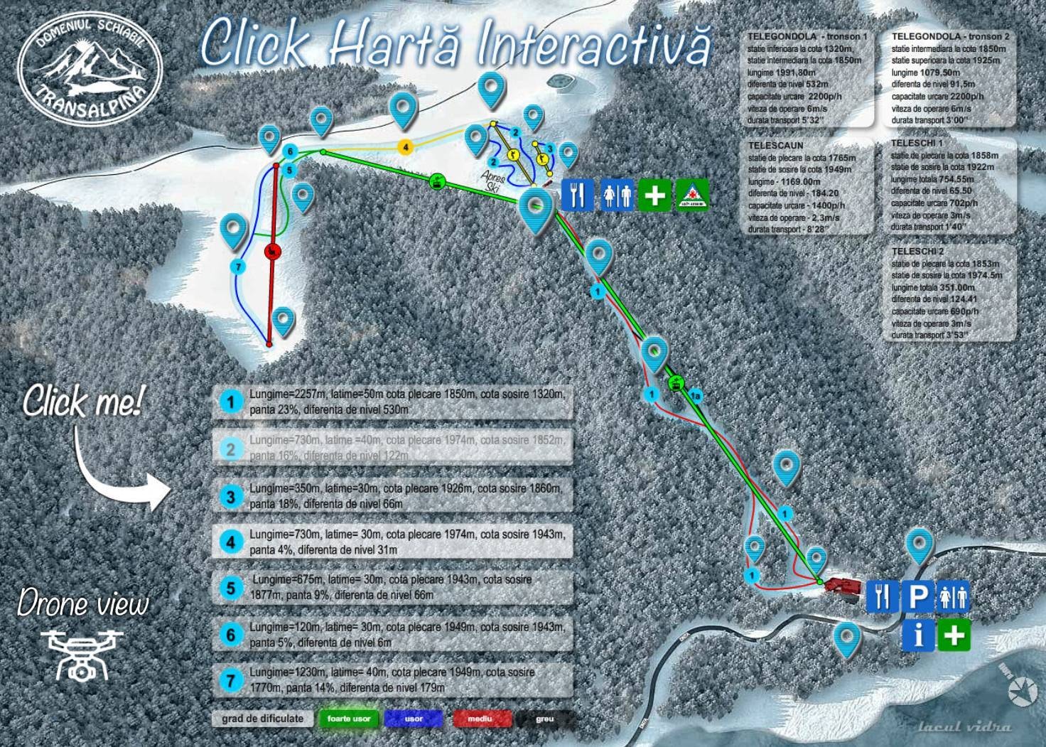Transalpina – Vidra/Voineasa trail map