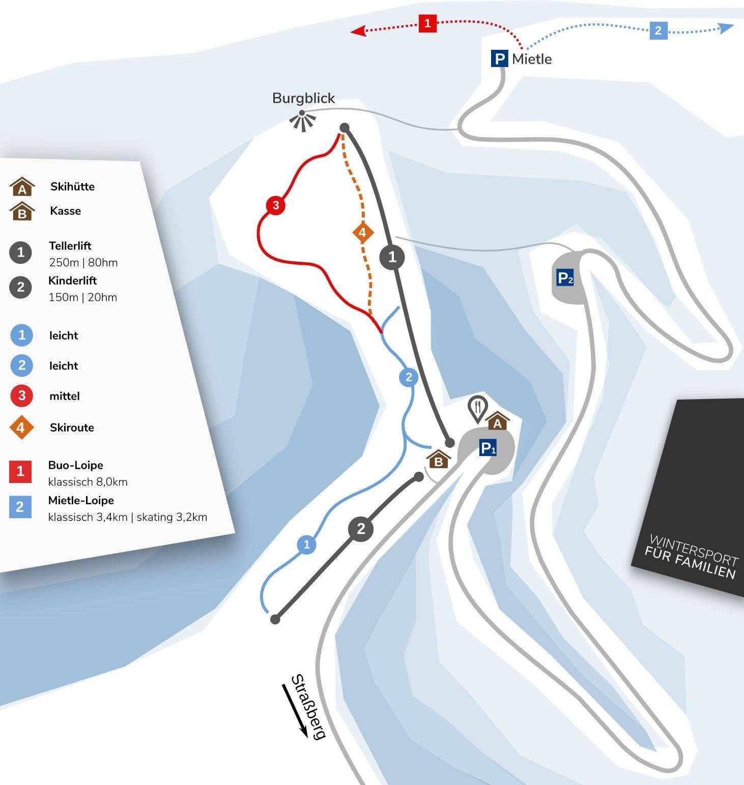 Bohl – Straßberg trail map