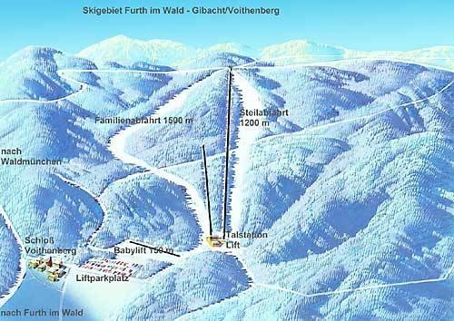 Voithenberg – Furth im Wald trail map