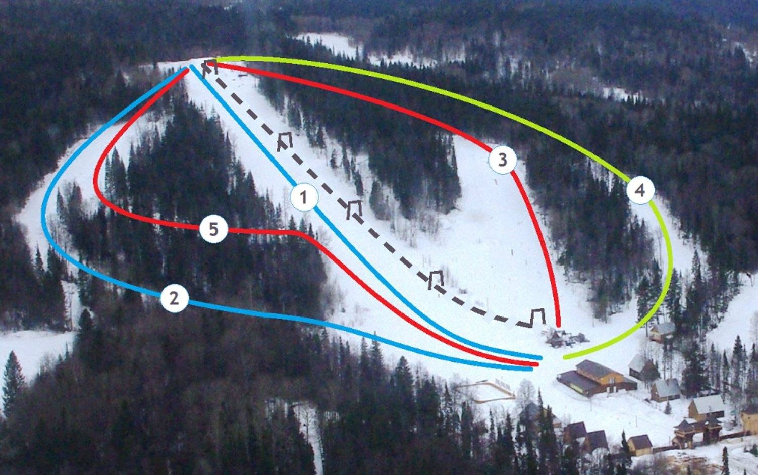 Ivan-Gora trail map