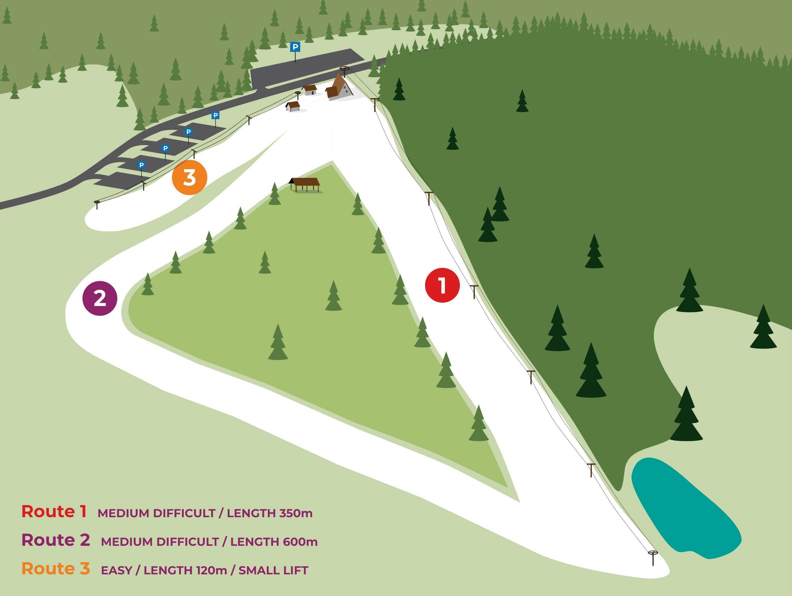 Jurasówka – Siemiechów trail map