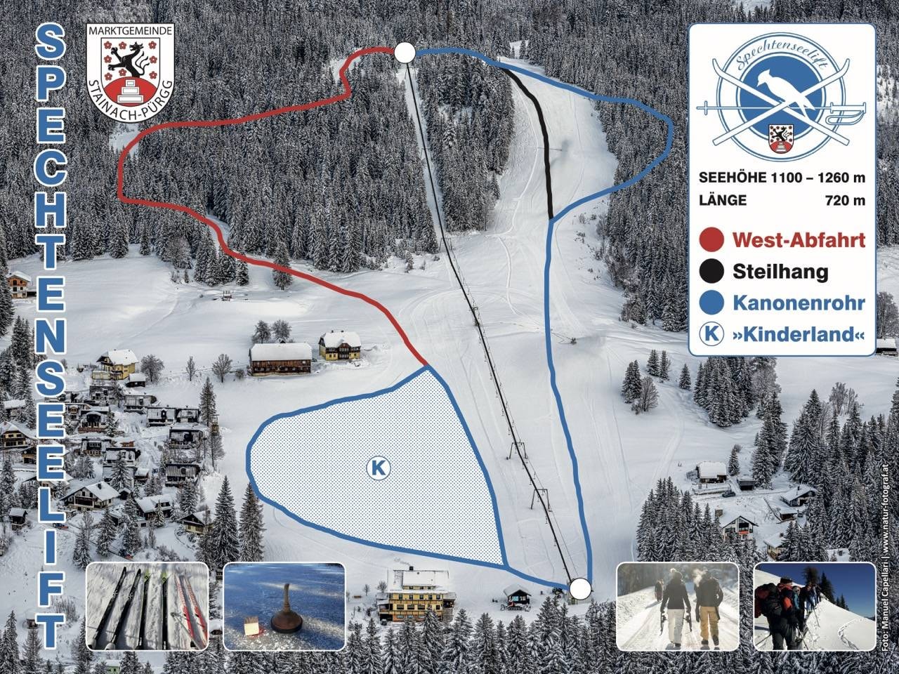 Spechtenseelift – Pürgg (Stainach-Pürgg) trail map