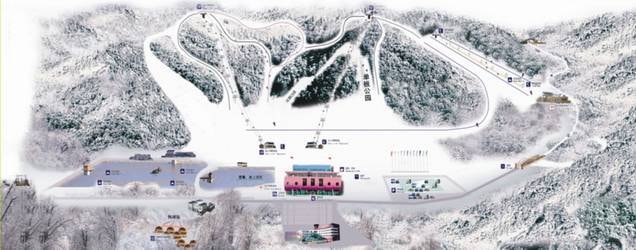 Lianhuashan Resort trail map
