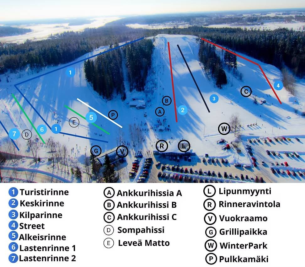 Kokonniemi – Porvoo trail map