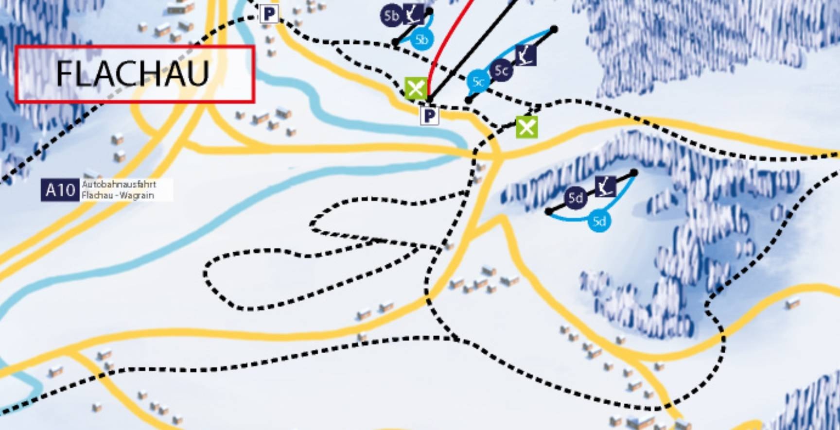 Reitdorf (Flachau) trail map