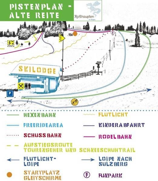 Alte Reite – Roßhaupten trail map