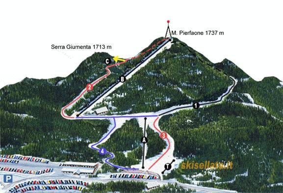 Sellata trail map
