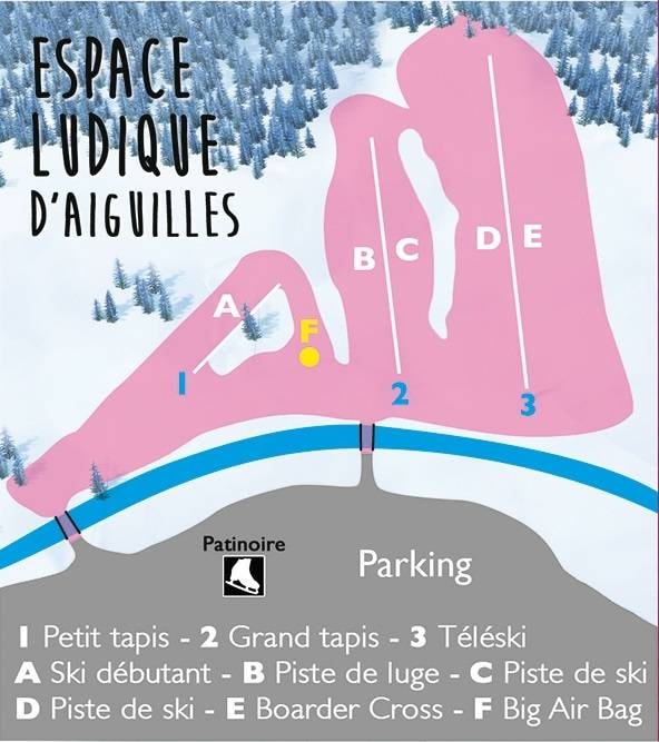 Aiguilles trail map