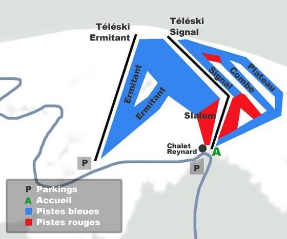 Mont Ventoux Sud trail map