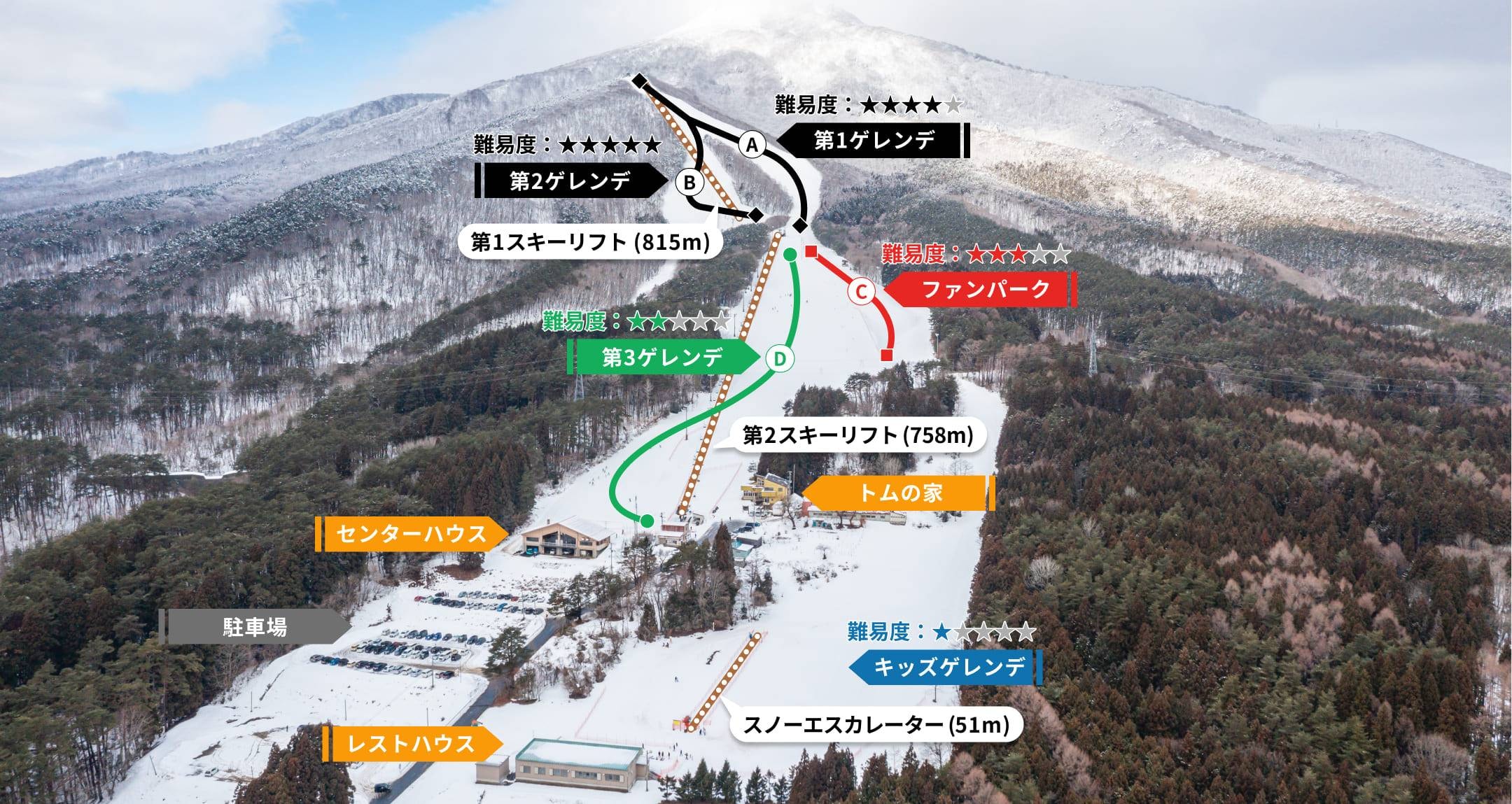 Mutsushi Kamafuseyama trail map