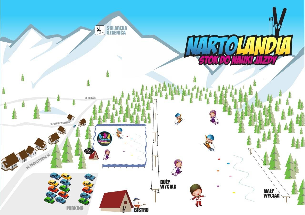Nartolandia trail map