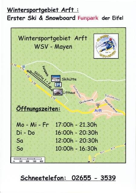 Arft trail map