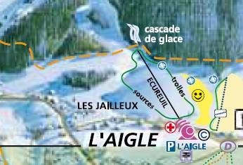 Parc de loisirs de l'Aigle – Lans en Vercors trail map