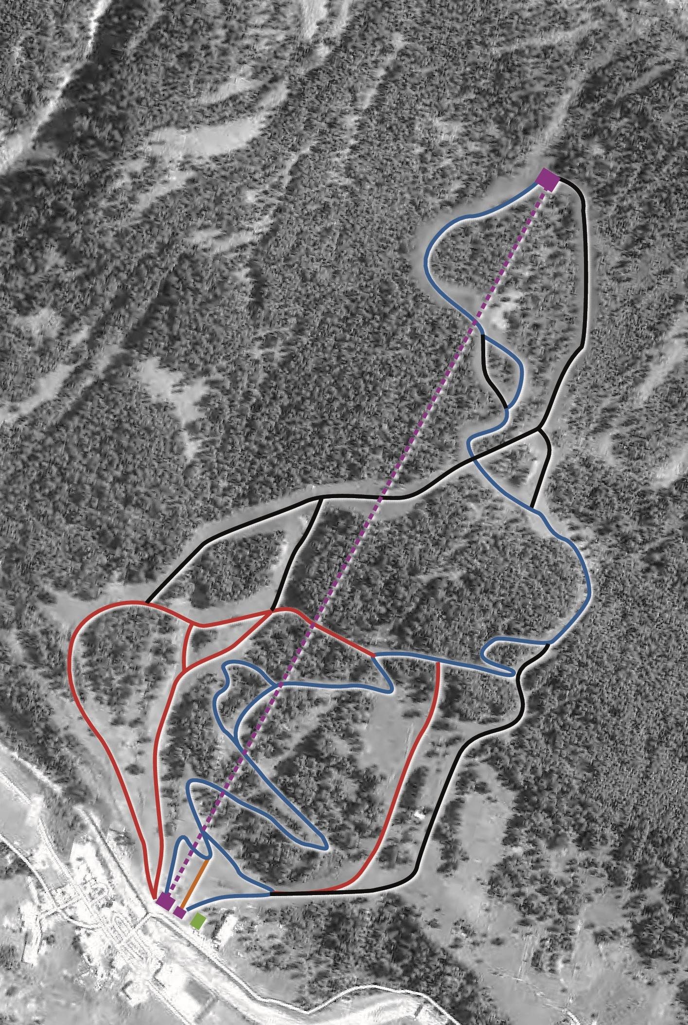 Chanavey trail map