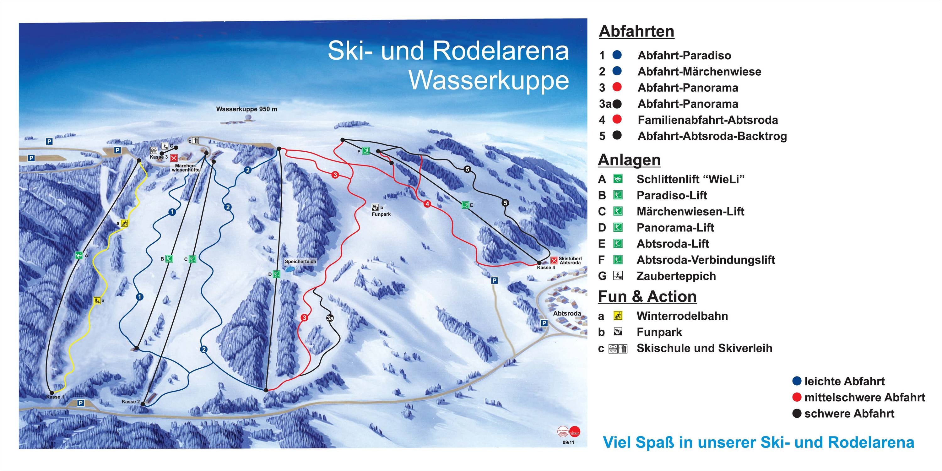 Wasserkuppe trail map