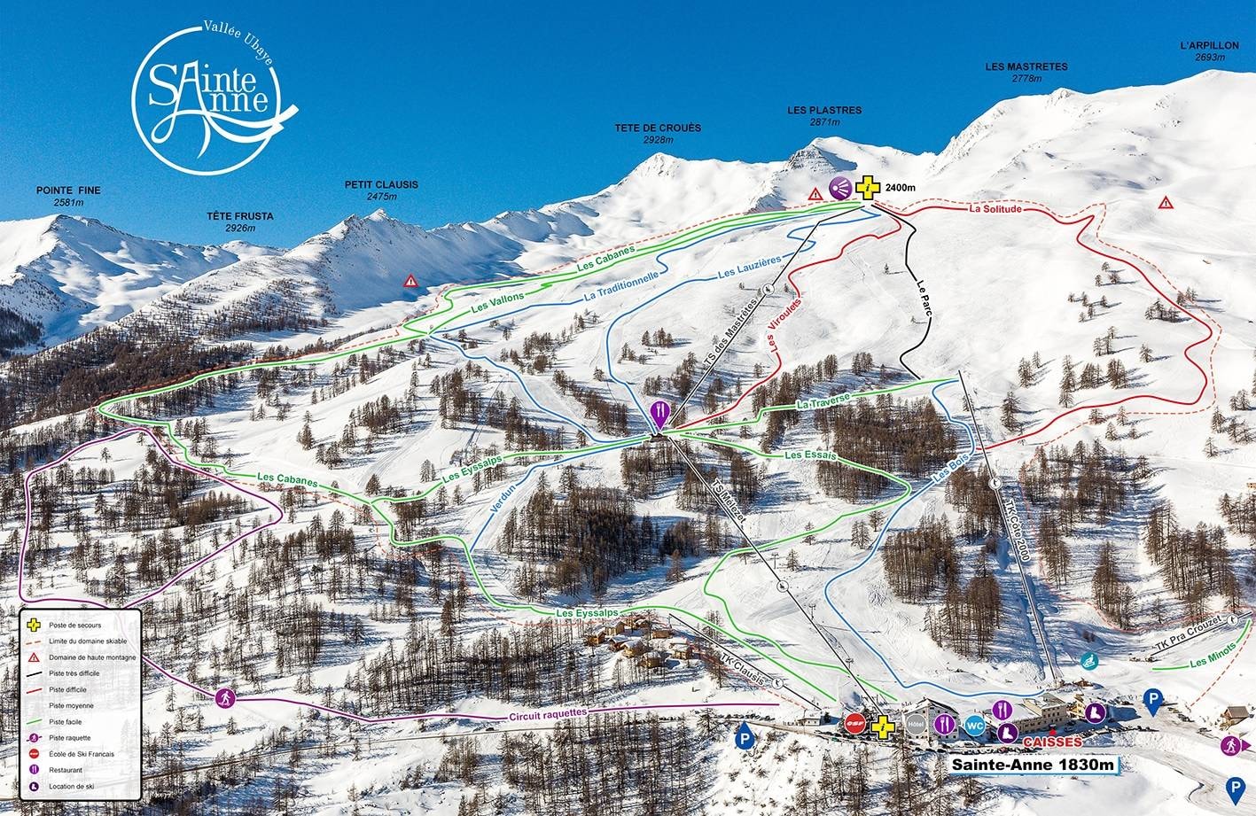 Sainte-Anne la Condamine – La Condamine-Châtelard trail map