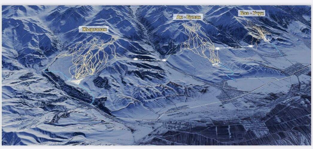 Ala-Too Resort trail map