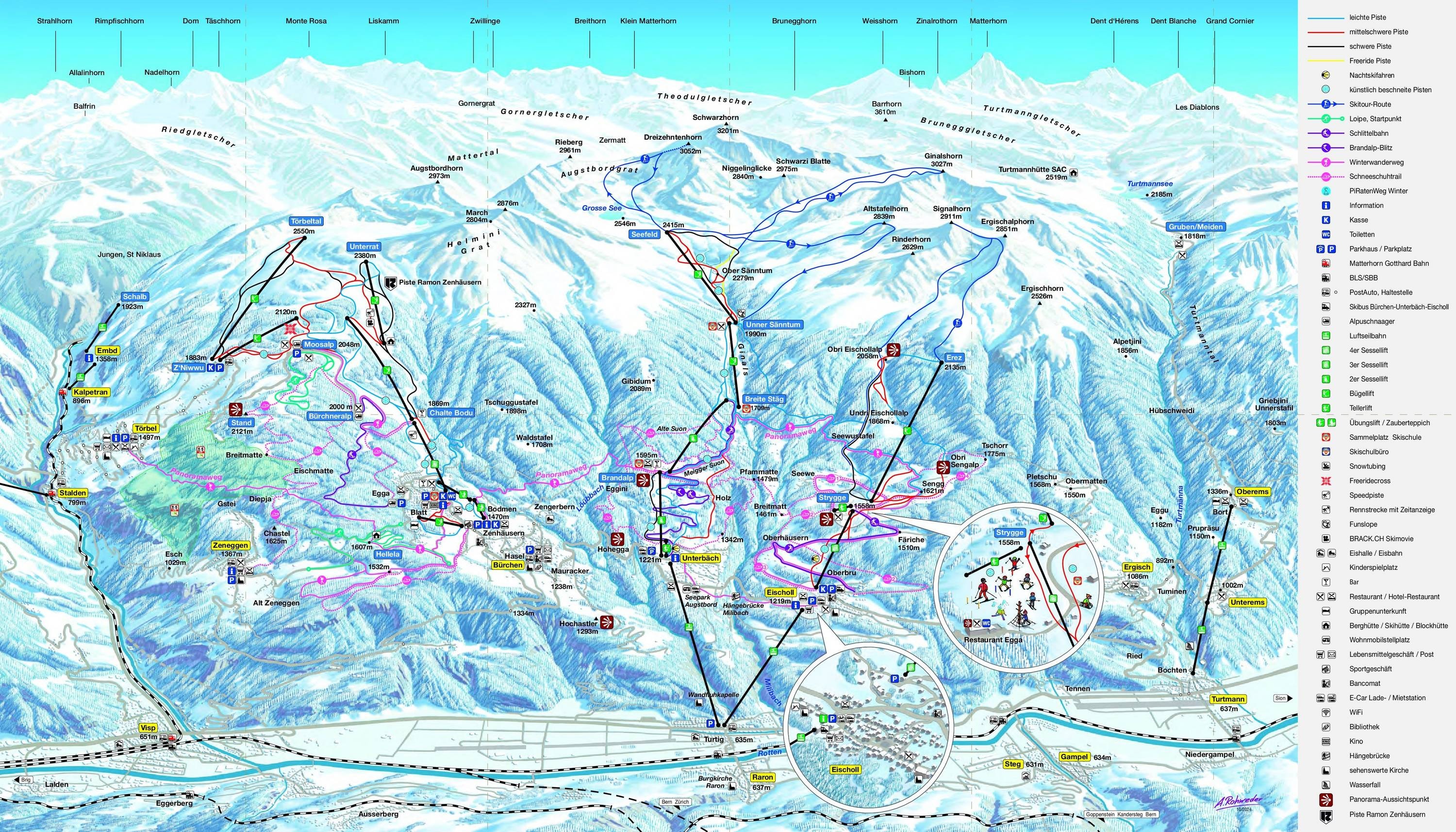 Eischoll trail map