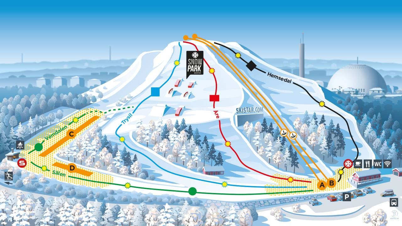 Hammarbybacken – Stockholm trail map