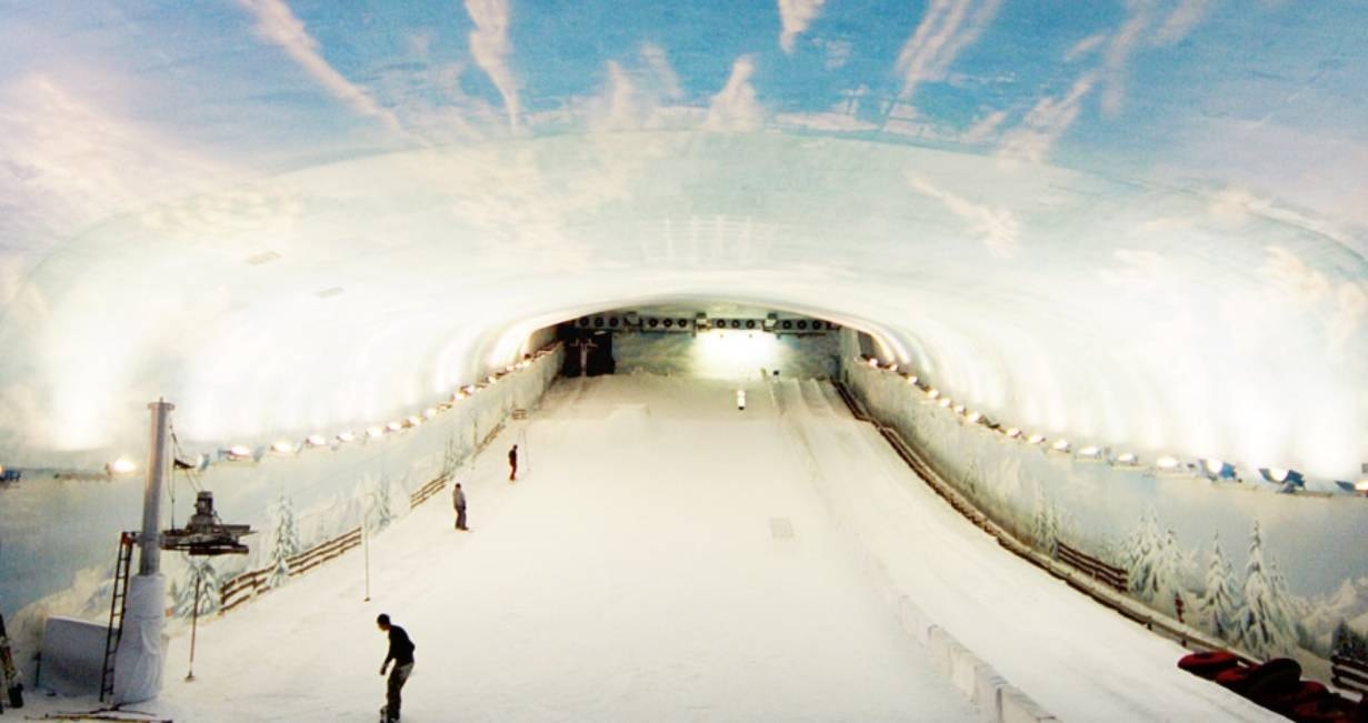 Indoor ski area Alps Ice and Snow World – Shenzhen (Window of the World) trail map