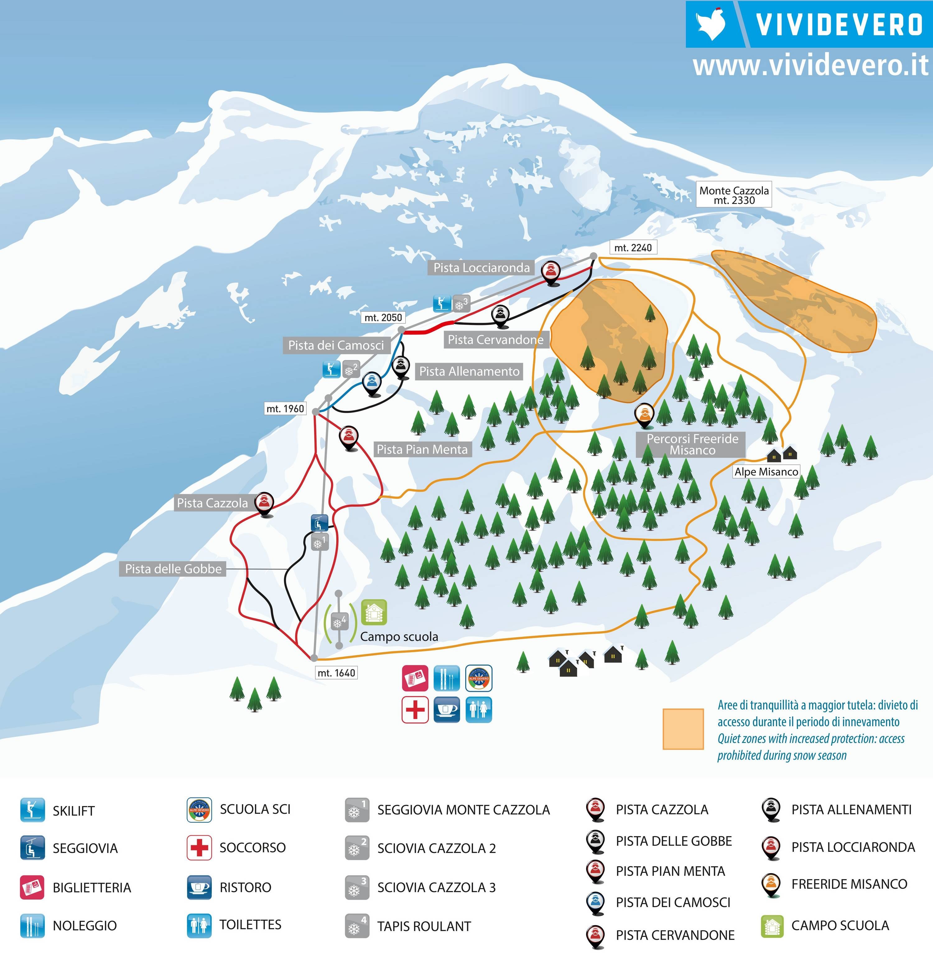 Alpe Devero – Baceno trail map